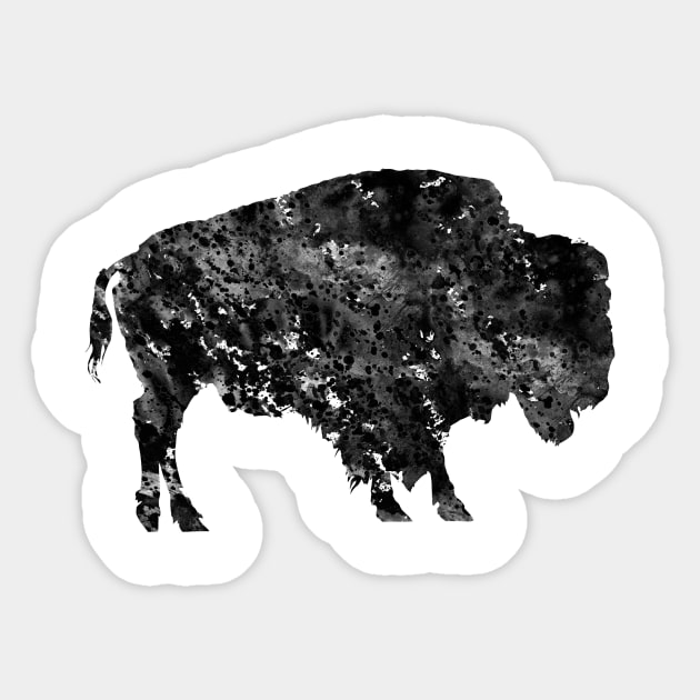 Bison Sticker by erzebeth